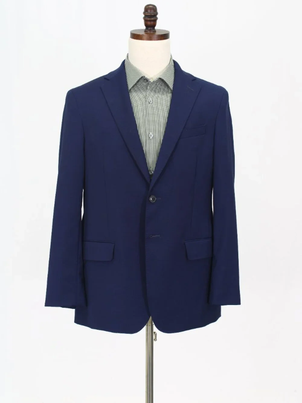 Jos. A. Bank 40R 33x29 Blue Full Suit 2-Button Solid R960